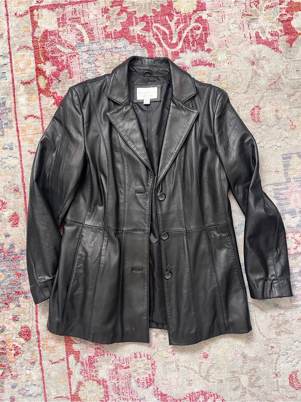 Worthington genuine lamb skin leather jacket